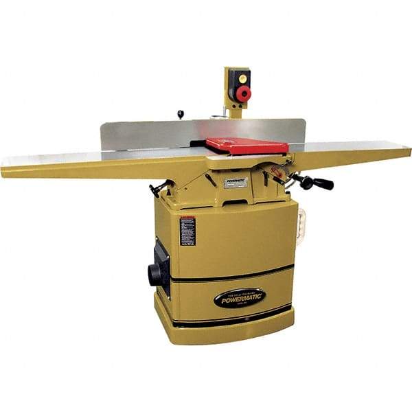 Jet - 7,000 RPM, 8" Cutting Width, 1/2" Cutting Depth, Jointer - 4-3/4" Fence Height, 38" Fence Length, 2 hp - Top Tool & Supply