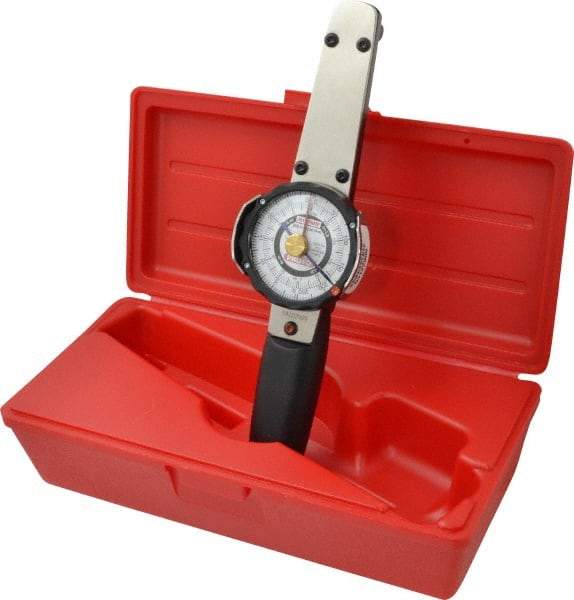 Proto - 3/8" Drive Dial Torque Wrench - 30 N/m Torque, 10" OAL, Fixed Head - Top Tool & Supply