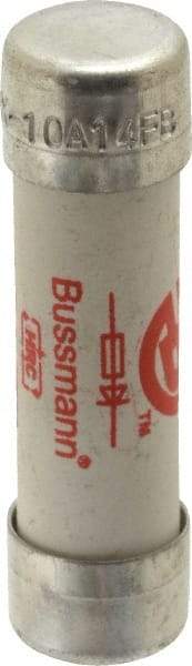 Cooper Bussmann - 250 VAC/VDC, 10 Amp, Fast-Acting Semiconductor/High Speed Fuse - 50.8mm OAL, 200 (RMS), 50 at DC kA Rating, 9/16" Diam - Top Tool & Supply