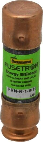 Cooper Bussmann - 125 VDC, 250 VAC, 1.8 Amp, Time Delay General Purpose Fuse - Fuse Holder Mount, 50.8mm OAL, 20 at DC, 200 (RMS) kA Rating, 9/16" Diam - Top Tool & Supply