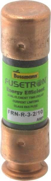 Cooper Bussmann - 125 VDC, 250 VAC, 3.2 Amp, Time Delay General Purpose Fuse - Fuse Holder Mount, 50.8mm OAL, 20 at DC, 200 (RMS) kA Rating, 9/16" Diam - Top Tool & Supply