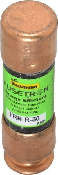 Cooper Bussmann - 125 VDC, 250 VAC, 30 Amp, Time Delay General Purpose Fuse - Fuse Holder Mount, 50.8mm OAL, 20 at DC, 200 (RMS) kA Rating, 9/16" Diam - Top Tool & Supply