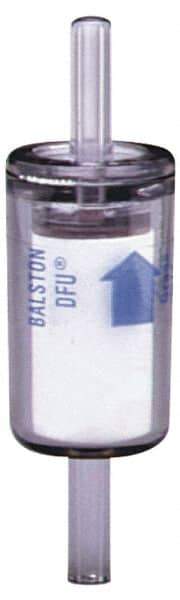 Parker - 1/4" Outlet, 125 Max psi, Inline Filters, Regulators & Lubricators - 6.6 CFM, Disposable Gas or Liquid Filter, 3-1/4" Long - Top Tool & Supply