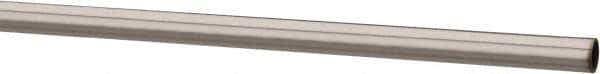 Made in USA - 6 to 7' Long, 1/4" OD, 304 Stainless Steel Tube - 0.02" Wall Thickness - Top Tool & Supply