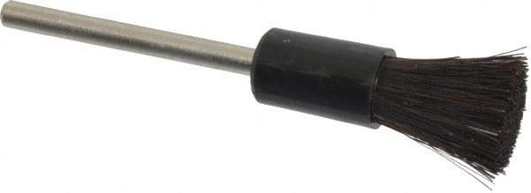 Weiler - 5/16" Brush Diam, End Brush - 1/8" Diam Shank, 25,000 Max RPM - Top Tool & Supply