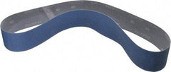 Norton - 2-1/2" Wide x 48" OAL, 80 Grit, Zirconia Alumina Abrasive Belt - Zirconia Alumina, Medium, Coated, Y Weighted Cloth Backing, Series R821 - Top Tool & Supply