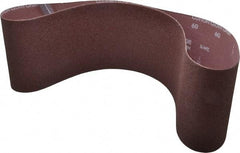 Norton - 6" Wide x 48" OAL, 60 Grit, Aluminum Oxide Abrasive Belt - Aluminum Oxide, Medium, Coated - Top Tool & Supply