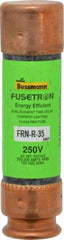 Cooper Bussmann - 125 VDC, 250 VAC, 35 Amp, Time Delay General Purpose Fuse - Fuse Holder Mount, 76.2mm OAL, 20 at DC, 200 (RMS) kA Rating, 13/16" Diam - Top Tool & Supply