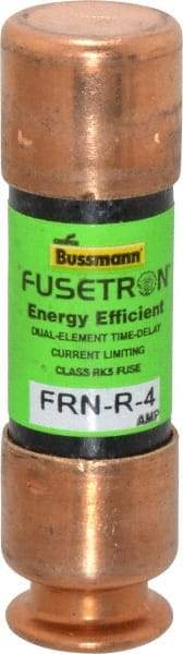 Cooper Bussmann - 125 VDC, 250 VAC, 4 Amp, Time Delay General Purpose Fuse - Fuse Holder Mount, 50.8mm OAL, 20 at DC, 200 (RMS) kA Rating, 9/16" Diam - Top Tool & Supply