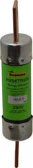 Cooper Bussmann - 250 VAC, 75 Amp, Time Delay General Purpose Fuse - Bolt-on Mount, 5-7/8" OAL, 20 at DC, 200 (RMS) kA Rating, 1-1/16" Diam - Top Tool & Supply