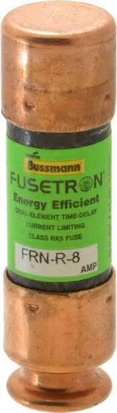 Cooper Bussmann - 125 VDC, 250 VAC, 8 Amp, Time Delay General Purpose Fuse - Fuse Holder Mount, 50.8mm OAL, 20 at DC, 200 (RMS) kA Rating, 9/16" Diam - Top Tool & Supply