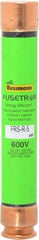 Cooper Bussmann - 300 VDC, 600 VAC, 5 Amp, Time Delay General Purpose Fuse - Fuse Holder Mount, 127mm OAL, 20 at DC, 200 (RMS) kA Rating, 13/16" Diam - Top Tool & Supply