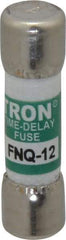 Cooper Bussmann - 500 VAC, 12 Amp, Time Delay General Purpose Fuse - Fuse Holder Mount, 1-1/2" OAL, 10 at AC kA Rating, 13/32" Diam - Top Tool & Supply