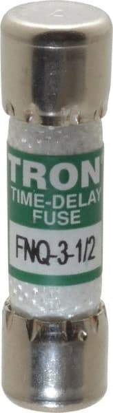 Cooper Bussmann - 500 VAC, 3.5 Amp, Time Delay General Purpose Fuse - Fuse Holder Mount, 1-1/2" OAL, 10 at AC kA Rating, 13/32" Diam - Top Tool & Supply