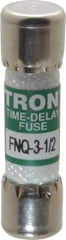 Cooper Bussmann - 500 VAC, 3.5 Amp, Time Delay General Purpose Fuse - Fuse Holder Mount, 1-1/2" OAL, 10 at AC kA Rating, 13/32" Diam - Top Tool & Supply