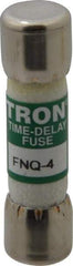 Cooper Bussmann - 500 VAC, 4 Amp, Time Delay General Purpose Fuse - Fuse Holder Mount, 1-1/2" OAL, 10 at AC kA Rating, 13/32" Diam - Top Tool & Supply