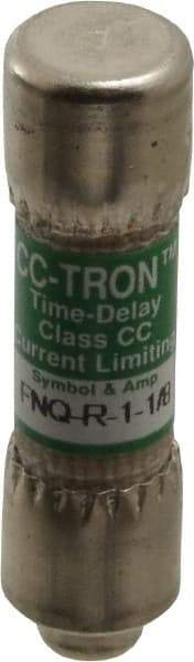 Cooper Bussmann - 300 VDC, 600 VAC, 1.13 Amp, Time Delay General Purpose Fuse - Fuse Holder Mount, 1-1/2" OAL, 200 at AC (RMS) kA Rating, 13/32" Diam - Top Tool & Supply