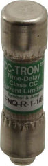 Cooper Bussmann - 300 VDC, 600 VAC, 1.13 Amp, Time Delay General Purpose Fuse - Fuse Holder Mount, 1-1/2" OAL, 200 at AC (RMS) kA Rating, 13/32" Diam - Top Tool & Supply