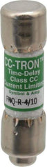 Cooper Bussmann - 300 VDC, 600 VAC, 0.4 Amp, Time Delay General Purpose Fuse - Fuse Holder Mount, 1-1/2" OAL, 200 at AC (RMS) kA Rating, 13/32" Diam - Top Tool & Supply