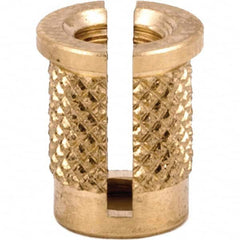 E-Z LOK - Press Fit Threaded Inserts Type: Flanged For Material Type: Plastic - Top Tool & Supply