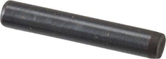 Holo-Krome - 1/8" Diam x 3/4" Pin Length Grade 8 Alloy Steel Standard Dowel Pin - Black Luster Finish, C 47-58 & C 60 (Surface) Hardness, 1 Beveled & 1 Rounded End - Top Tool & Supply