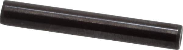 Holo-Krome - 1/8" Diam x 7/8" Pin Length Grade 8 Alloy Steel Standard Dowel Pin - Black Luster Finish, C 47-58 & C 60 (Surface) Hardness, 1 Beveled & 1 Rounded End - Top Tool & Supply