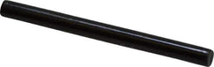 Holo-Krome - 1/8" Diam x 1-1/2" Pin Length Grade 8 Alloy Steel Standard Dowel Pin - Black Luster Finish, C 47-58 & C 60 (Surface) Hardness, 1 Beveled & 1 Rounded End - Top Tool & Supply