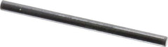 Holo-Krome - 1/8" Diam x 2" Pin Length Grade 8 Alloy Steel Standard Dowel Pin - Black Luster Finish, C 47-58 & C 60 (Surface) Hardness, 1 Beveled & 1 Rounded End - Top Tool & Supply