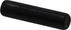 Holo-Krome - 3/16" Diam x 3/4" Pin Length Grade 8 Alloy Steel Standard Dowel Pin - Black Luster Finish, C 47-58 & C 60 (Surface) Hardness, 1 Beveled & 1 Rounded End - Top Tool & Supply