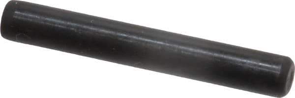 Holo-Krome - 1/4" Diam x 1-3/4" Pin Length Grade 8 Alloy Steel Standard Dowel Pin - Black Luster Finish, C 47-58 & C 60 (Surface) Hardness, 1 Beveled & 1 Rounded End - Top Tool & Supply