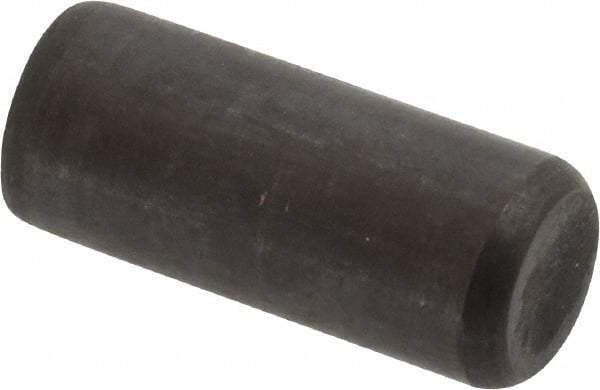 Holo-Krome - 3/8" Diam x 7/8" Pin Length Grade 8 Alloy Steel Standard Dowel Pin - Black Luster Finish, C 47-58 & C 60 (Surface) Hardness, 1 Beveled & 1 Rounded End - Top Tool & Supply