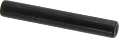 Holo-Krome - 7/16" Diam x 3" Pin Length Grade 8 Alloy Steel Standard Dowel Pin - Black Luster Finish, C 47-58 & C 60 (Surface) Hardness, 1 Beveled & 1 Rounded End - Top Tool & Supply