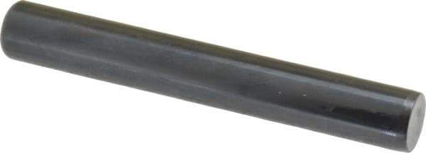 Holo-Krome - 1/2" Diam x 3-1/2" Pin Length Grade 8 Alloy Steel Standard Dowel Pin - Black Luster Finish, C 47-58 & C 60 (Surface) Hardness, 1 Beveled & 1 Rounded End - Top Tool & Supply