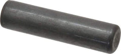 Holo-Krome - 3/4" Diam x 3" Pin Length Grade 8 Alloy Steel Standard Dowel Pin - Black Luster Finish, C 47-58 & C 60 (Surface) Hardness, 1 Beveled & 1 Rounded End - Top Tool & Supply