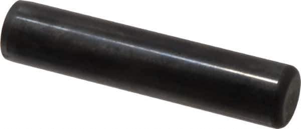 Holo-Krome - 3/4" Diam x 3-1/2" Pin Length Grade 8 Alloy Steel Standard Dowel Pin - Black Luster Finish, C 47-58 & C 60 (Surface) Hardness, 1 Beveled & 1 Rounded End - Top Tool & Supply