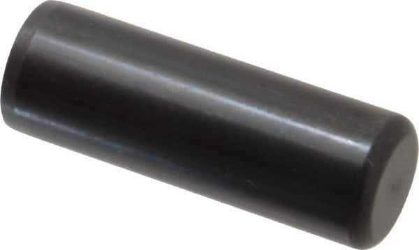 Holo-Krome - 7/8" Diam x 2-1/2" Pin Length Grade 8 Alloy Steel Standard Dowel Pin - Black Luster Finish, C 47-58 & C 60 (Surface) Hardness, 1 Beveled & 1 Rounded End - Top Tool & Supply