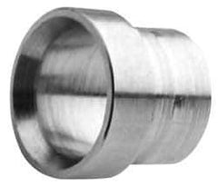 Made in USA - 1" Tube OD, 37° Stainless Steel Flared Tube Sleeve - Unthreaded Flare Ends - Top Tool & Supply