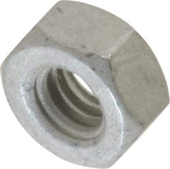 Armor Coat - 1/4-20 UNC Steel Right Hand Hex Nut - 7/16" Across Flats, 7/32" High, Armor Coat Finish - Top Tool & Supply