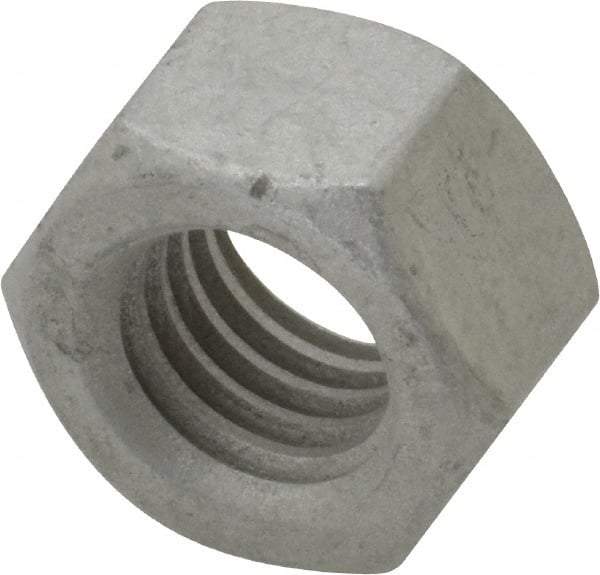 Armor Coat - 1/2-13 UNC Steel Right Hand Hex Nut - 3/4" Across Flats, 7/16" High, Armor Coat Finish - Top Tool & Supply