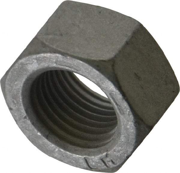 Armor Coat - 1/2-20 UNF Steel Right Hand Hex Nut - 3/4" Across Flats, 7/16" High, Armor Coat Finish - Top Tool & Supply