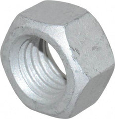 Armor Coat - 5/8-11 UNC Steel Right Hand Hex Nut - 15/16" Across Flats, 35/64" High, Armor Coat Finish - Top Tool & Supply