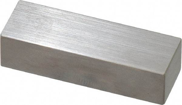 Mitutoyo - 0.45" Rectangular Steel Gage Block - Accuracy Grade AS-1, Includes Certificate of Inspection - Top Tool & Supply