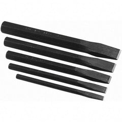 SK - Chisel Sets - 5PC 1/4-3/4" FLAT CHISEL SET - Top Tool & Supply