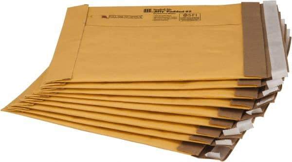 Made in USA - 12" Long x 8-1/2" Wide Peel-Off Self-Seal Jiffy Padded Mailer - Top Tool & Supply