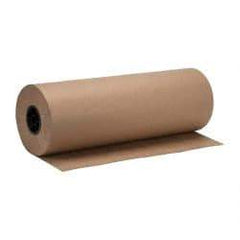 Made in USA - 900' Long x 24" Wide Roll of Recycled Kraft Paper - 8-1/2" OD, 40 Lb Paper Weight, 26 Lb per Roll - Top Tool & Supply