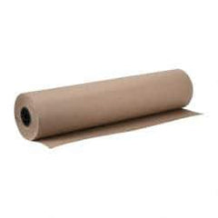 Made in USA - 900' Long x 36" Wide Roll of Recycled Kraft Paper - 8-1/2" OD, 40 Lb Paper Weight, 40 Lb per Roll - Top Tool & Supply