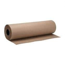 Made in USA - 720' Long x 30" Wide Roll of Recycled Kraft Paper - 8-1/2" OD, 50 Lb Paper Weight, 33 Lb per Roll - Top Tool & Supply