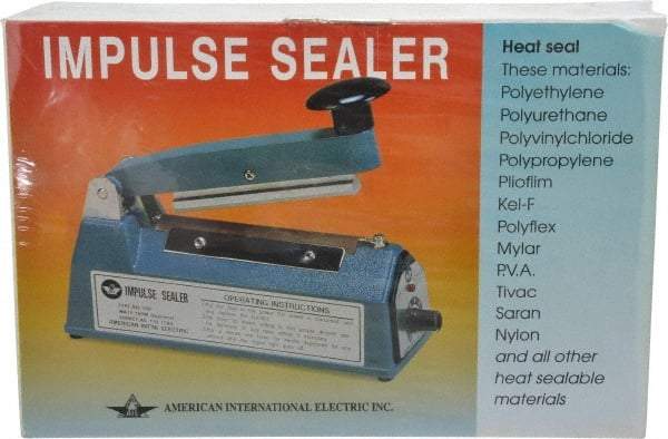 Value Collection - 4" Max Seal, 4 mil Thick, Table Top Thermal Impulse Sealer - 160 Watts - Top Tool & Supply