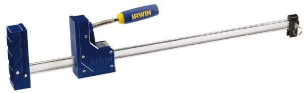 Irwin - 24" Capacity, 3-3/4" Throat Depth Bar Clamp - 1,150 Lb Clamping Pressure, 31" Max Spread - Top Tool & Supply