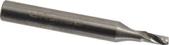 Onsrud - 1/8" Cutting Diam x 1/4" Length of Cut, 1 Flute, Upcut Spiral Router Bit - Uncoated, Right Hand Cut, Solid Carbide, 2" OAL x 1/4" Shank Diam, Single Edge - Top Tool & Supply